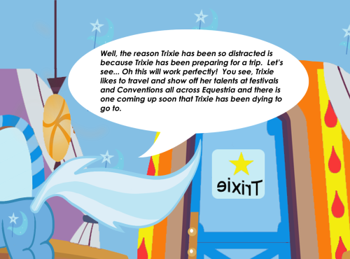 askstrippertrixie:  Yes Everypony, The Luscious and Seductive Trixie will be wandering the Halls of the Mareaton at Capitol Square in Coltnimbus, Ohoofo.  But Trixie will be disguised as a Human, so anypony there will most likely not recognize Trixie!