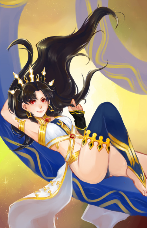 Probably going to fiddle with it some more before printing but Ishtar.