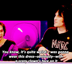 ollystarlings:“You’ve already got long hair and you’re gonna wear a dress?”