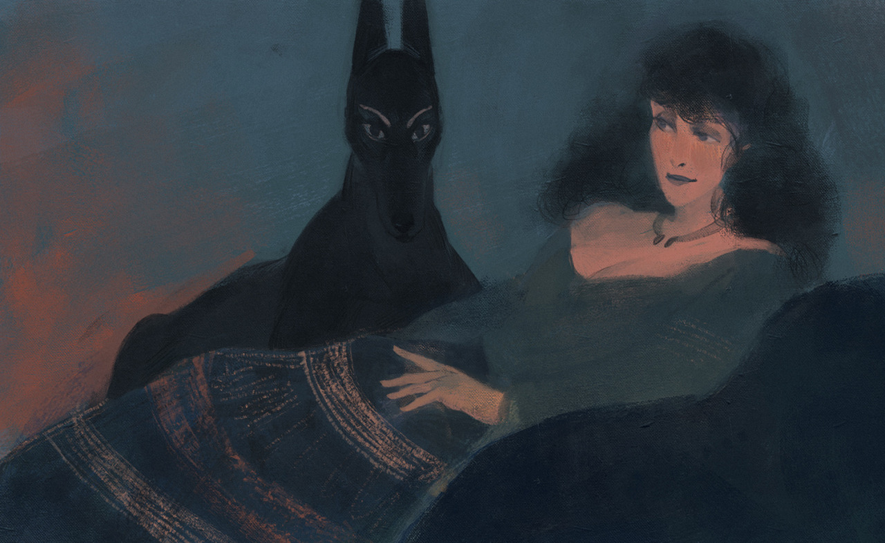 mary-yanko:   Persephone and Anubis. I dunno, I guess they must have bonded in the
