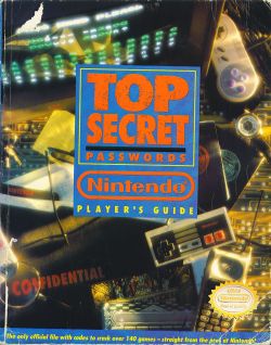 vgjunk:  “Top Secret Passwords” Nintendo