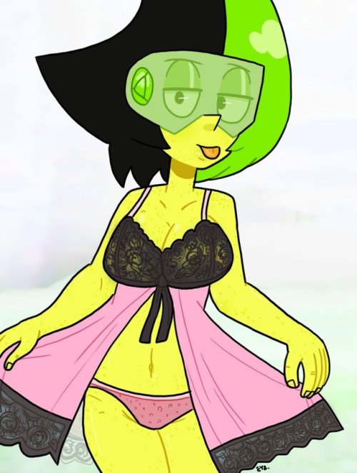 eyzmaster: Naughtidot 63 by theEyZmaster  New Naughtidot! Done for my buddy’s @borockman OC Lingeries art jam 2018! Enjoy!    <3 <3 <3