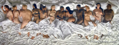 sexycelebsnaked:  Kim Kardashian, Rihanna, Amber Rose and etc. Nude Group Photo