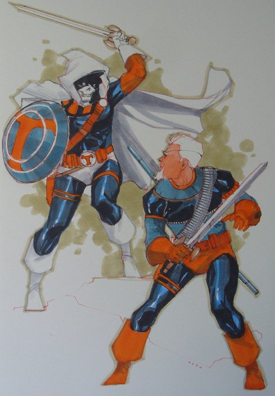 deathstrokefandom:  Best in Art: 1 &amp; 2. Cleanlined 3 &amp; 4. NaiZee