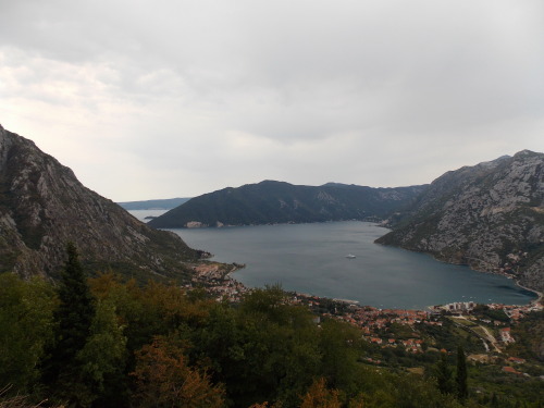 Just a short stop in Kotor Bay, Montenegro - considered to be the southernmost fjord of Europe.