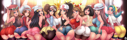 sluttyandfuckablegirl:   pokemongoporn:  Pokemon Hentai. Pokewall Tournament by   revolverwing.  Fucking in group &lt;3 