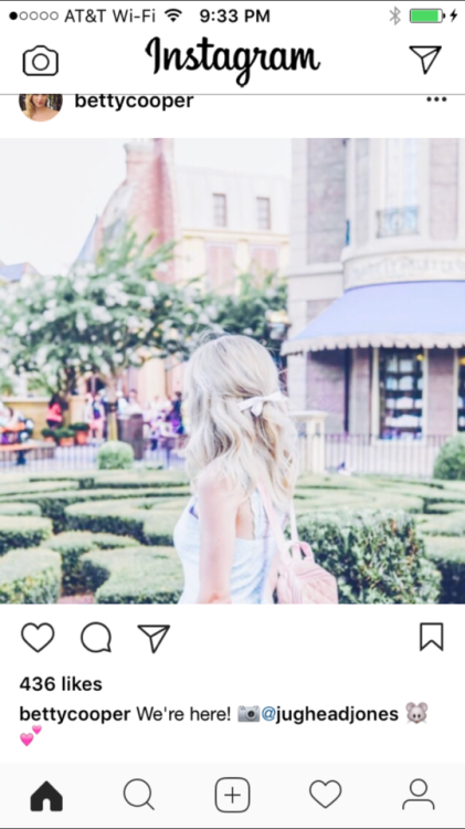 bughead4days: Bughead Disney World edit. Requested by anon! ✨