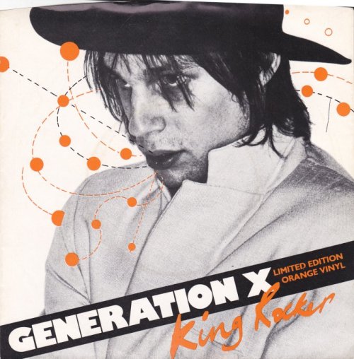 goodytwolose: Generation X“King Rocker” singleRed, Orange, Yellow &amp; Pink vinyl l