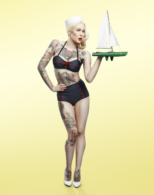 thechristiansaint: Pinup photo shoot for Inked Magazine Photography: Christian Saint - All Rights R