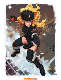 overlordjc:  Art Post★ Kolin  We all felt like she was coming, but I just had to draw her. She looks like a fun character! So we now have two Russian characters in SF! (unless she’s not lol ;_;) 