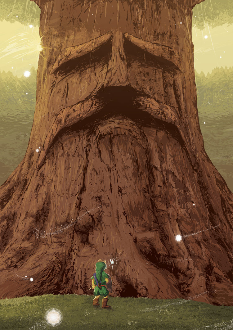theomeganerd:  Great Tree (The Legend of Zelda) by Mikaël Aguirre