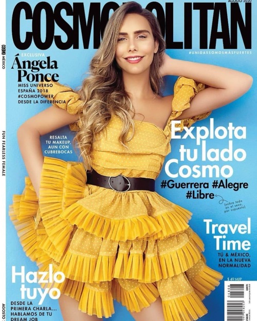 #missuniversespain #angelaponce #cosmopolitanmexico #august2020 #fashioncover #cover #fashioneditori