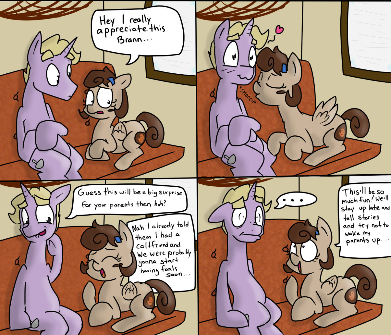 askcookieandbrann:  After parting way with Milky at Pony-ville our heros travel northeast…