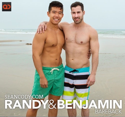 rebelziid:  Sean Cody: Randy and Benjamin Bareback [ Benjamin was really excited to be back, especially being paired with Randy and his huge dick. “This should be a big day.” Pun definitely intended. Benjamin reached over to touch Randy’s dick,