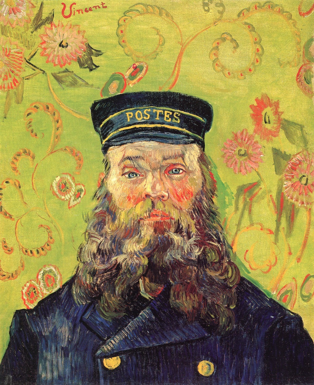 dappledwithshadow:  Joseph-Etienne Roulin  Vincent van Gogh - 1889 