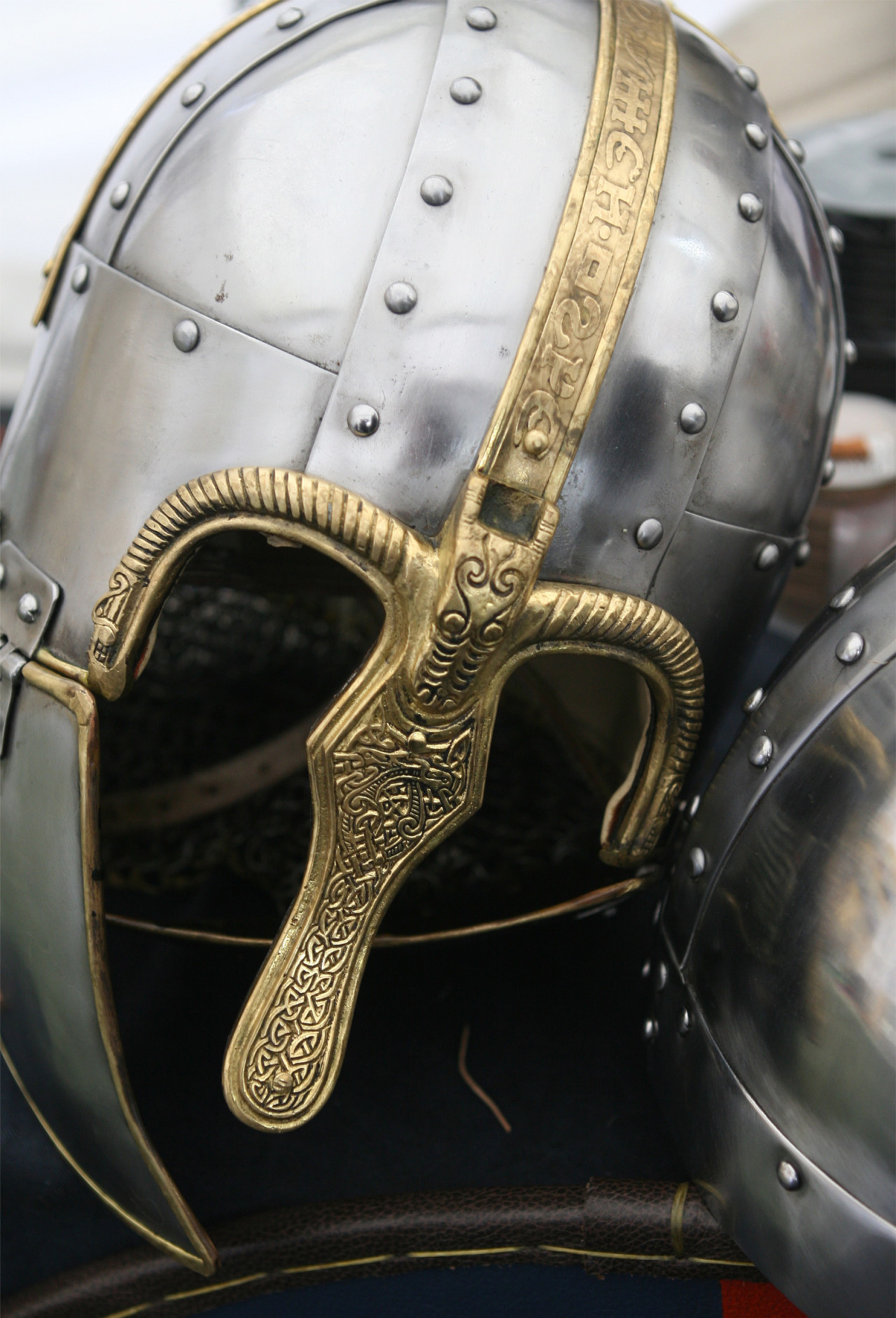 tac-tickle:  The evolution of the warrior’s helmet. 