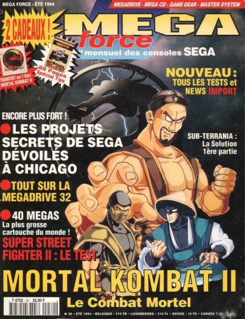 At the big VGJunk site today: I take a look at a whole bunch of Mortal Kombat magazine covers! There