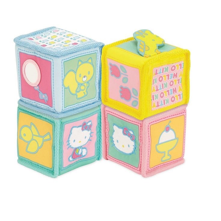 nursery-princess: Hello Kitty activity cube &amp; soft baby blocks (x)(x)  I