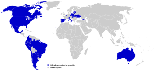 mapsontheweb: Countries that recognize the Holodomor as genocide. The Holodomor was a man-made famin