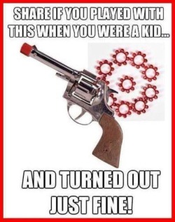 highclassredneck:  These taught kids gun