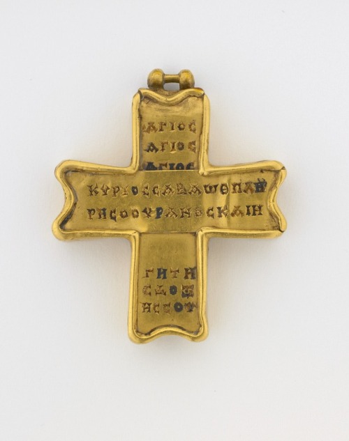 theancientwayoflife: ~ Cross. Date: A.D. 6th century (?) Place of origin: Cyprus Medium: Gold From t