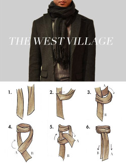 amroyounes:How to tie your scarf…. Another