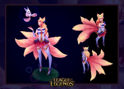 Star Guardian Ahri - League of LegendsView in 3D:https://teemo.gg/model-viewer?skinid=ahri-14&amp;mo