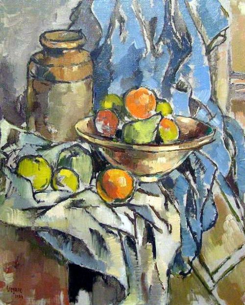 Still life with fruit, 1956, Gregoire Boonzaier