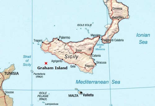 The Graham Island dispute of 1831,In  July of 1831 a volcanic island off the coast of Sicily poked i