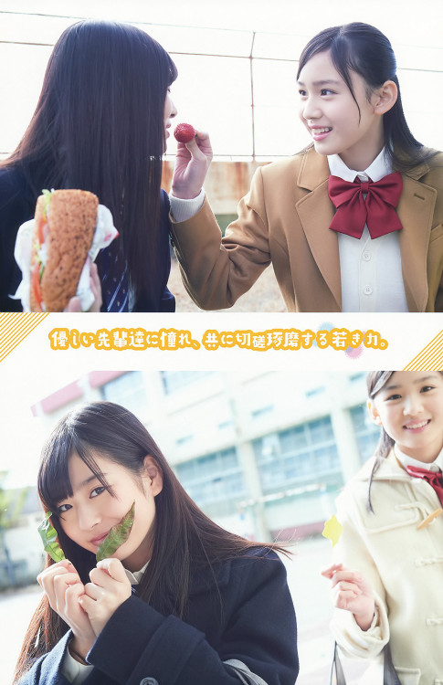 voz48reloaded:「Young Gangan」 No.03 2017 #HKT48 #月足天音 #荒巻美咲