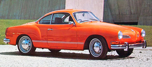 carsthatnevermadeitetc:Volkswagen Karmann-Ghia Coupé & Cabriolet, 1972. Late models with larger 