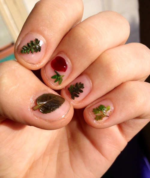 tiit:  moon-medicine:  garden nailz :)  aw!!!!!! aw 