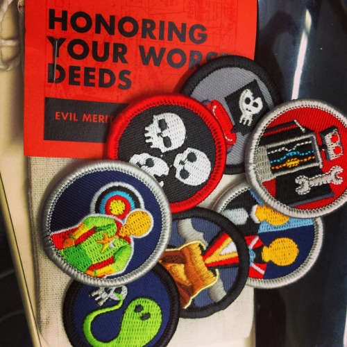 zaflikescreepydolls: Swag we got in at work from evilsupplyco! I’m going to make a scout unifo