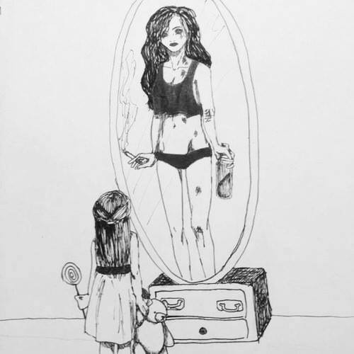 gorda-suicida15:  La niña que eras antes ¿estaría orgullosa de lo que eres ahora?