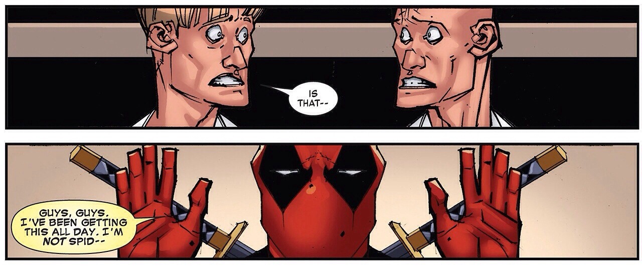 lilmissmarvel:  the awkward moment when deadpool is a better person than you 