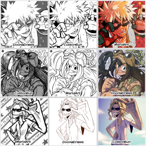 3x3 Anime Grid