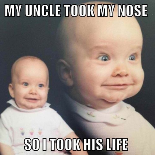 9gag:  Psycho Baby 