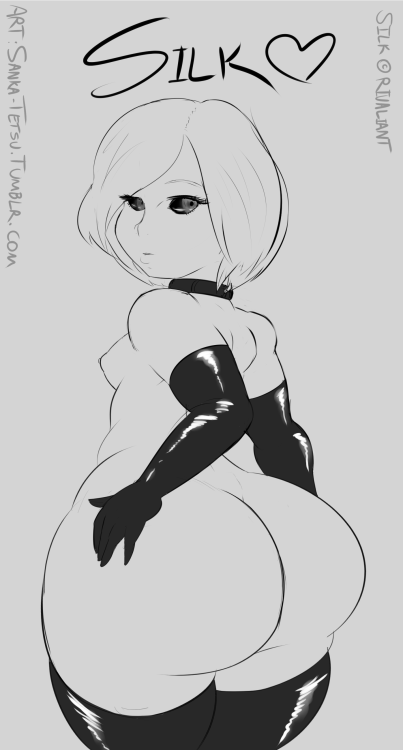 sanka-tetsu:  Attempted @rivaliant ‘s Silk :>
