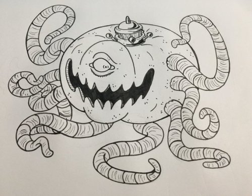 Spooky Scribble Pumpking End of October means Halloween, so figured I’d best make something. Here’s 