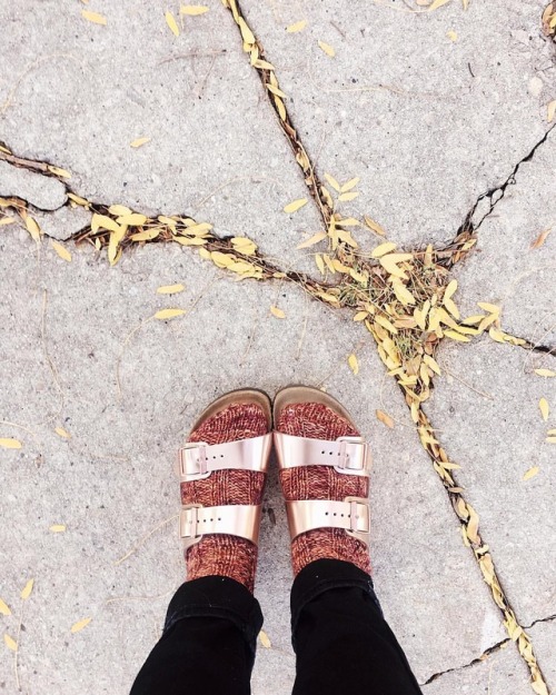 So excited! I finished a pair of socks today to go with my new fall shoes