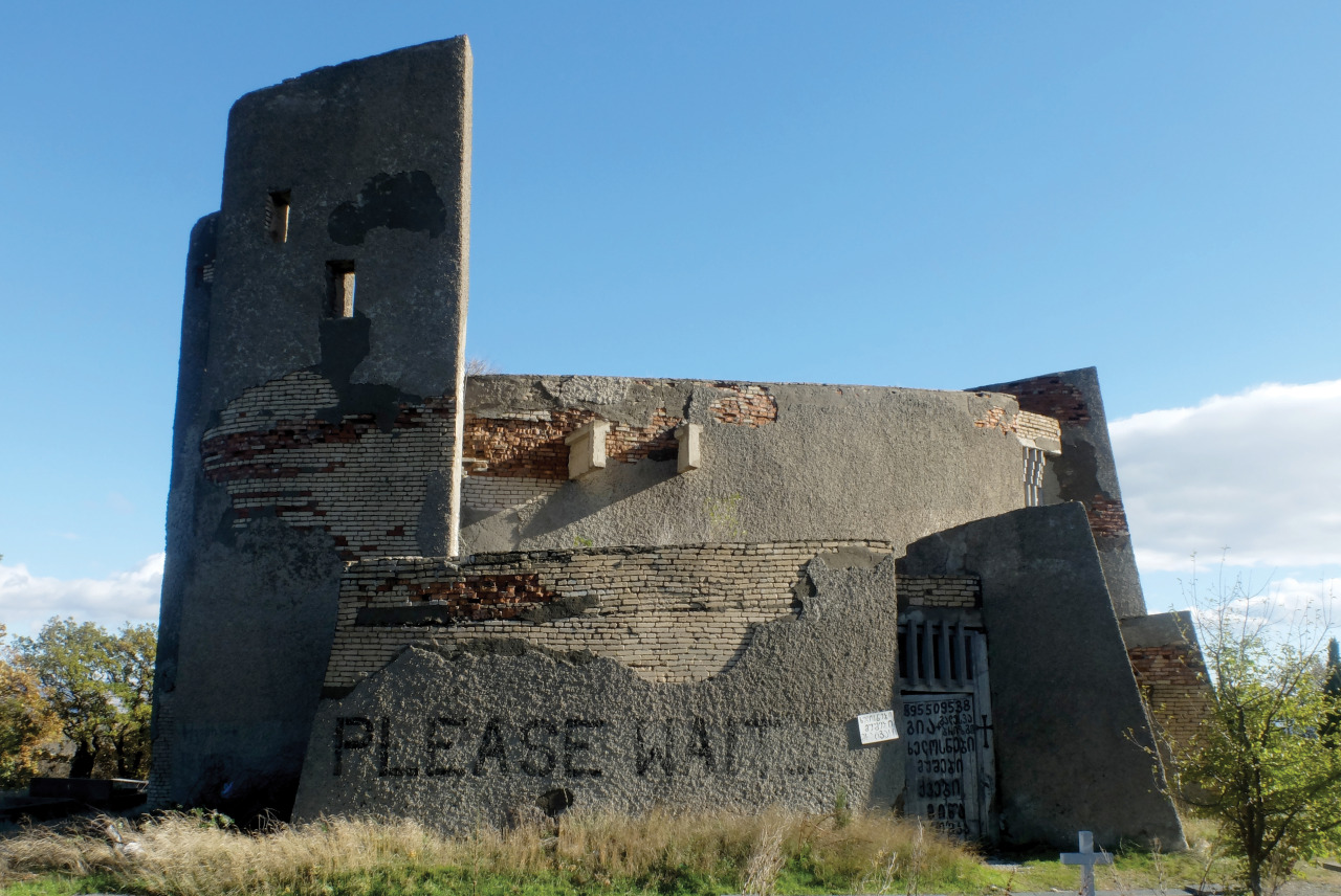 ainidocumentary:  Cemetery In Mukhadgverdi. Tbilisi.  Architect: V. Djorbenadze