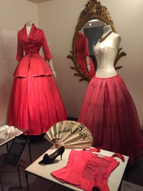 Beautiful Christian Dior New Look garments at the Victoria & Albert in London. I highly recommen