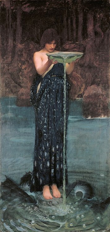 historyfilia:Pandora (1896) and Circe Invidiosa (1892), by John William Waterhouse