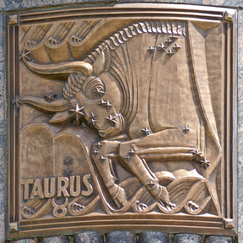 decoarchitecture:  Facade Details, Adler Planetarium, Chicago, Illinoisby Terence Faircloth Signs of the zodiac / sky. From Flickr:   Art deco bronze ornamental zodiac signs on the facade of the Adler Planetarium in Chicago, Illinois.   