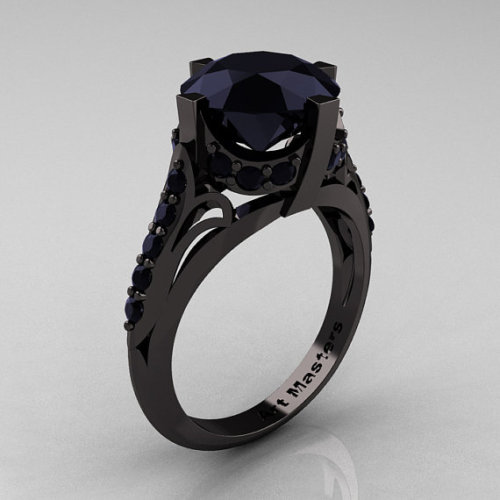 rogueofstars:  Black Gold Rings 