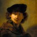 tygerland:Rembrandt (1606-1669) Self-Portraits. From the top: 1628, 1629, 1631, 1634, 1635, 1652, 1658, 1660, 1668, 1669.