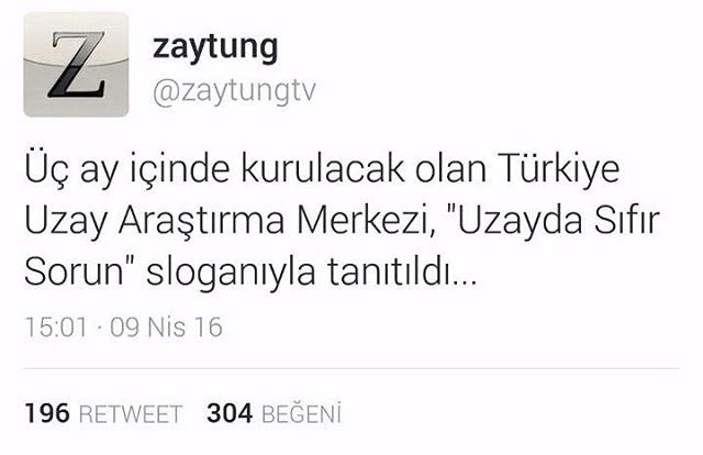 Zaytung
Üç ay içinde...