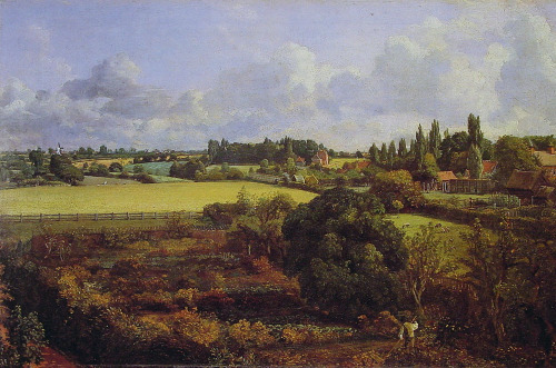 Golding Constable’s Kitchen Garden, 1815, John ConstableMedium: oil,canvas