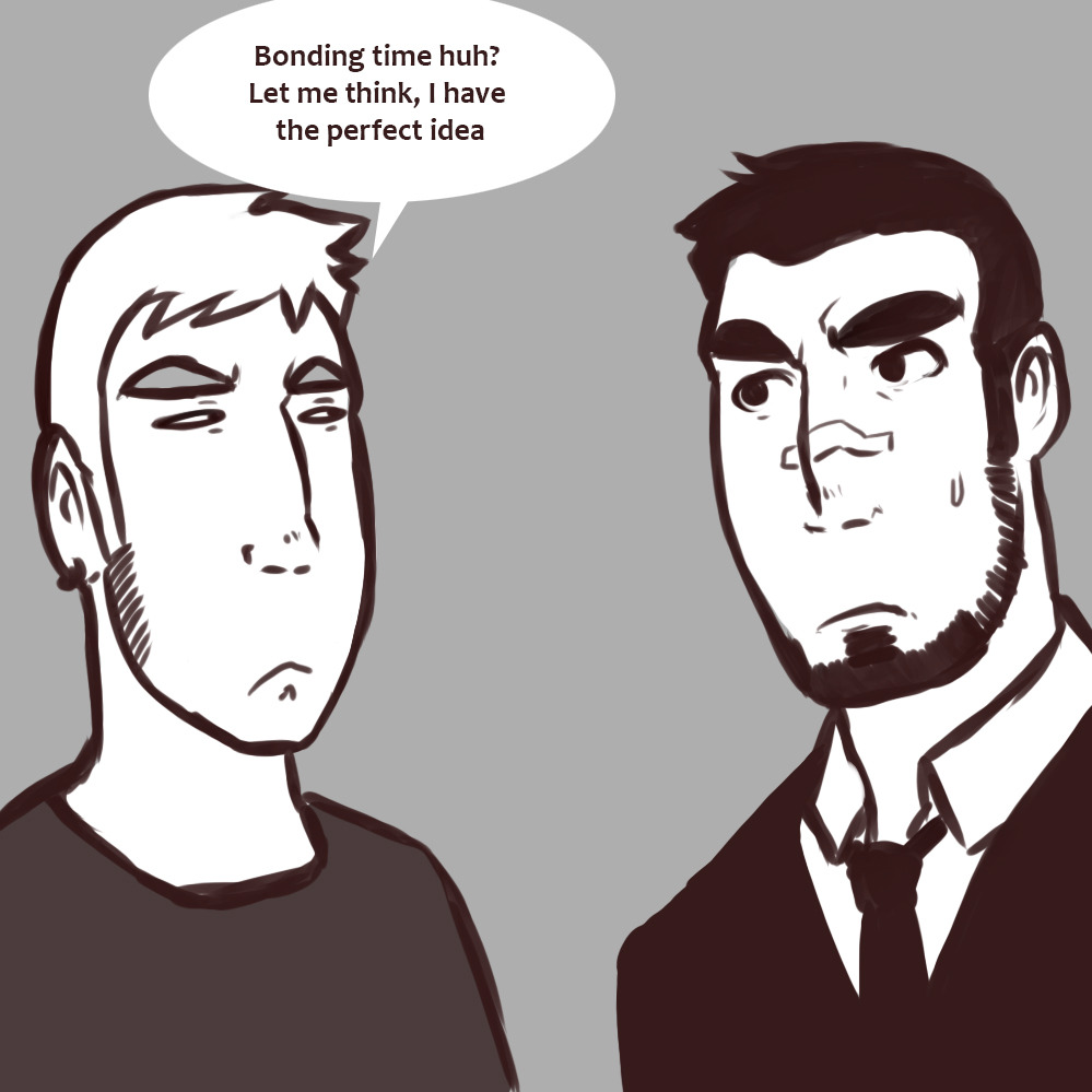 witch-doctor-anfelo:  Bara Logic # 08  &ldquo;Bonding time with your stepfather&rdquo;