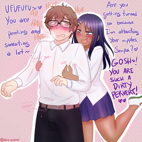 stili-sins: Please tease him more, Nagatoro  *COMMISSIONS ARE OPEN!* ~If you like my art, you can bu